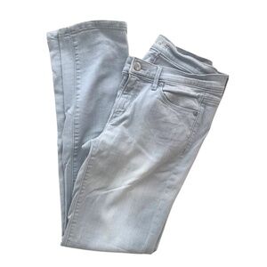 Loft Soft Gray Modern Straight Jeans Size 28/6